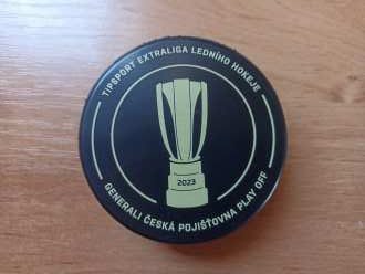 Play Off extraligy - 2022/23 - official game issued puck