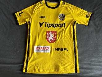 Lukáš Čmelík #9 FC Hradec Králové 2023/24 yellow/away used shirt