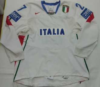 Lucio Topatigh, IIHF WC 2006, Team Italy, Game issued jersey