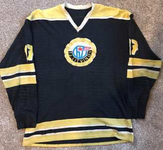 RARE Vintage Defunct AHL Louisville Panthers Boys Large Hockey Jersey Bauer