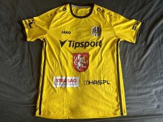 Matěj Koubek #29 FC Hradec Králové 2023/24 yellow/away used shirt