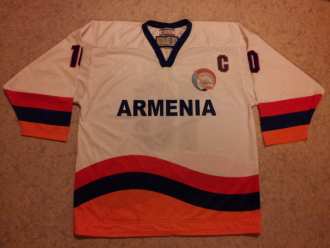 Armenia national team 2005 game worn jersey