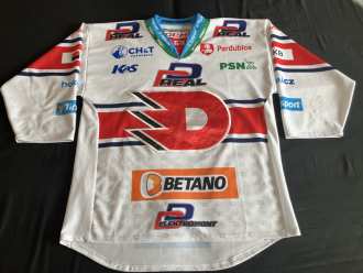 Lukáš Radil #69 - Dynamo Pardubice 2023/24 game worn jersey (white/home)
