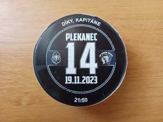 Rytíři Kladno - game used puck - 3. třetina - 19/11/23 - KLA vs PLZ