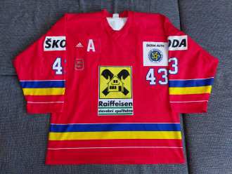 Patrik Martinec - HC Sparta Praha - EHL 1998/99- game used jersey