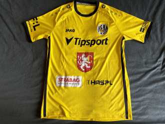 Jakub Rada #23 FC Hradec Králové 2023/24 yellow/away used shirt