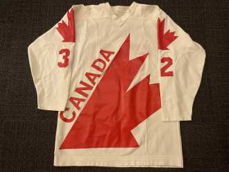 Dan Bouchard 1976 Canada Cup game issued jersey