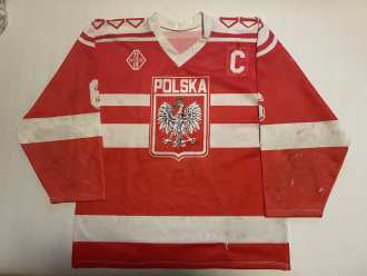 Team Poland Henryk Gruth 1990’s game worn jersey
