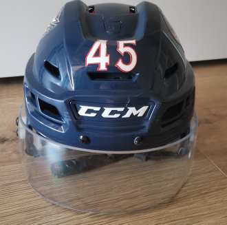 Lukáš Sedlák #45 - Columbus Blue Jackets - 2016/17 - NHL - GW helmet