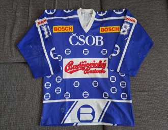 Ondřej Vošta - HC České Budějovice 95/96 - game worn jersey