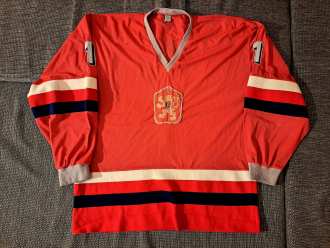 Vtg 90s Birmingham Bulls T-shirt Red L ECHL Minor League 