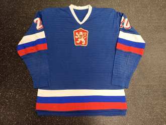 Rostislav Vlach - Team Czechoslovakia - 1981 - World Championship U20 - gw jsy