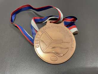 Czech extraliga bronze medal from 1995/96 season, presented to HC Sparta Praha