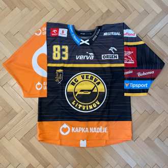 Šimon STRÁNSKÝ - HC Verva Litvínov - charity set - 2022/23 - game issued jersey