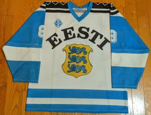 Estonia 1993 IIHF European U18 Championships jersey