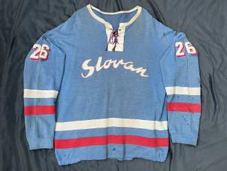 Ján Jaško Slovan Bratislava 1980/81 game worn jersey