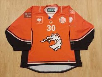 Šimon Hrubec #30 - HC Oceláři Třinec - CHL - 18/19 - game worn jersey