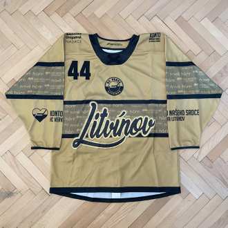 Aaron IRVING #44 - HC Verva Litvínov - charity set - 2020/21 - game worn jersey