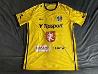 Ondřej Šašinka #27 FC Hradec Králové 2023/24 yellow/away used shirt