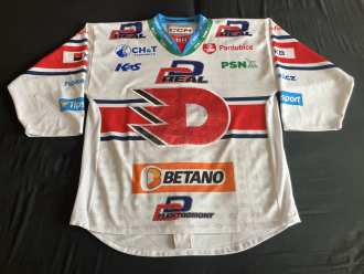 Jan Mandát #89 - Dynamo Pardubice 2023/24 game worn jersey (white/away)