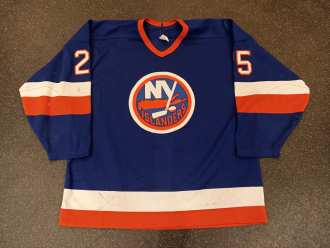 David Volek - New York Islanders - early 1990s - game worn jersey
