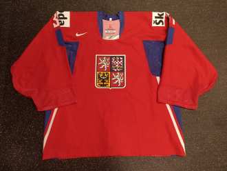 Adam Svoboda - Team Czech Rep. - 2007 - World Championship - game issued jersey