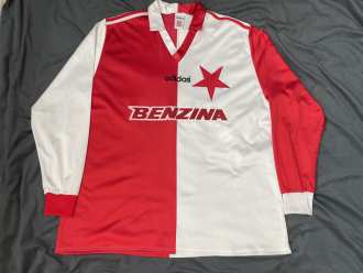 Pavel Řehák Slavia Praha 1997 game used shirt