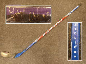 Marek Židlický - late 2000s / early 2010s - game issued signed stick
