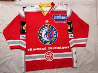 Zdeněk Skořepa - HC Oceláři Třinec - 2002/03 - game worn jersey