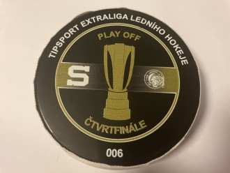 Sparta Praha play-off goal puck -QF1 (Jakub Krejčík - 1:1), SPA vs LIB 3:2sn, 15/3/24