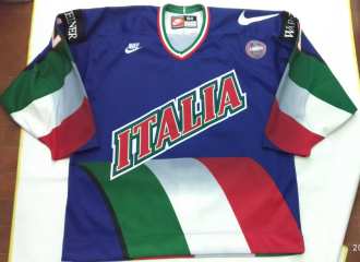 Giuseppe "Joe" Busillo, IIHF WC 1996, Team Italy, Game issued jersey