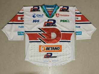 Roman Will #22 game worn jersey - Dynamo Pardubice – TELH, bílý
