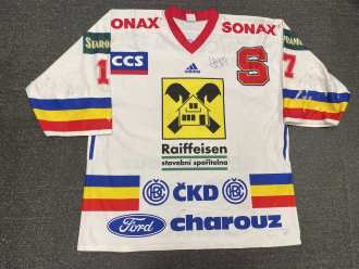 Jaroslav Hlinka HC Sparta Praha 1998/99 game worn jersey