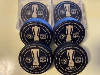 Czech playoff finals - game 6 - game issued puck, TRI vs HK, 28/4/23