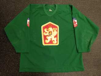 Team Czechoslovakia - Canada Cup - 1987 - practice worn jersey