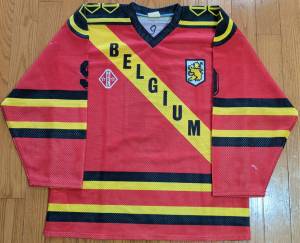 Belgium 1992 IIHF World Championships jersey
