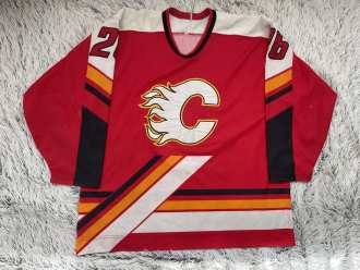 Calgary Flames Robert Reichel 1996/97 game worn jersey