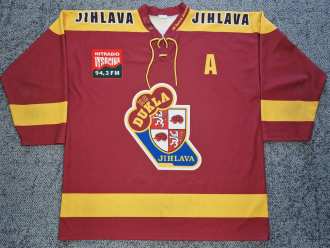 Dukla Jihlava - 2007/2008 - Přemysl Duben #3 - game worn jersey