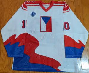 Marek Zadina Czechoslovakia 1992 IIHF U20 World Championships jersey