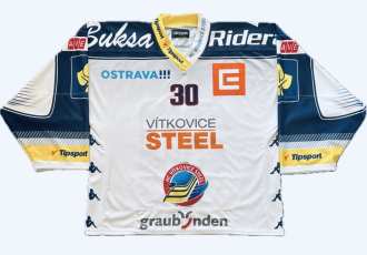 René Svoboda #30 HC Vítkovice  sezóna 2014/2015  hraný dres v přípravě
