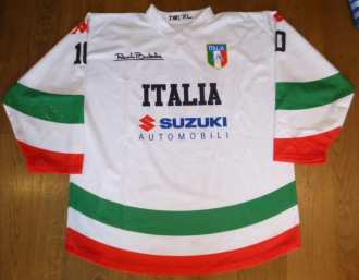 Giulio Scandella, Olympic Qualification for PyeongChang 2018, Team Italy, Game worn jersey
