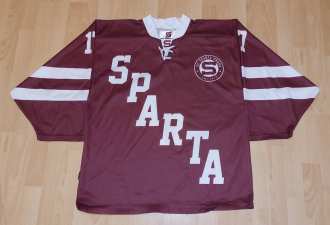 Jaroslav Hlinka #17 Sparta Praha preseason game worn jersey
