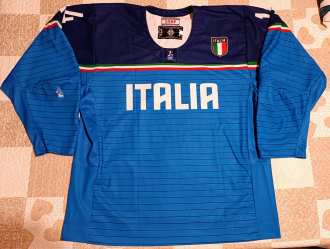 Jan Pavlu, WC Div. 1A, 2018, Team Italy, Game worn jersey