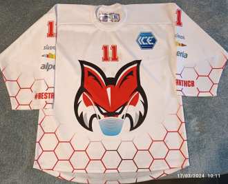 Stefano Giliati, HC Bozen, ICE HL preseason 2020, Game worn jersey