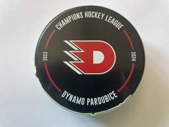 Dynamo Pardubice vs Ilves Tampere CHL game used puck - 2nd Period (9), PCE vs ILV 1:3, 31/8/23