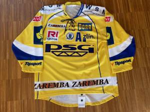 Petr Leška 2014/15 (last career season) HC Zlín game worn jersey