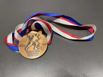 Czech Extraliga 2008/09 bronze medal presented to HC Sparta Praha