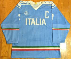 Markus Brunner Italy 1992 IIHF U20 World Championships jersey