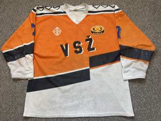 Ján Varholík #7 - VSŽ Košice 1990/91 and/or 91/92 game worn jersey