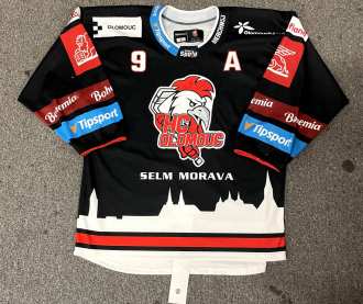 HC Olomouc #9 Jan Káňa 2022/23 game worn jersey